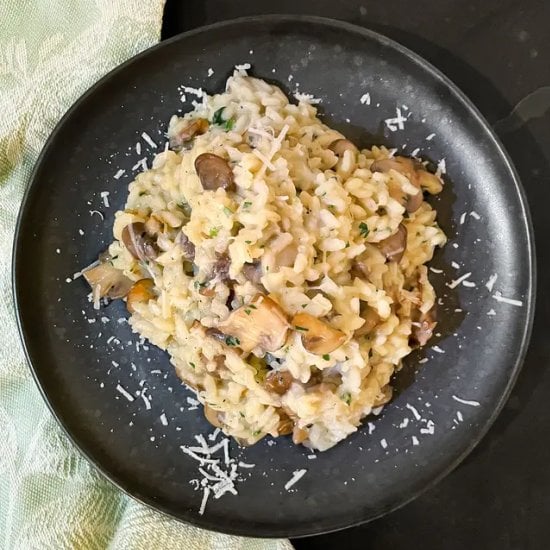 Creamy Mushroom Risotto