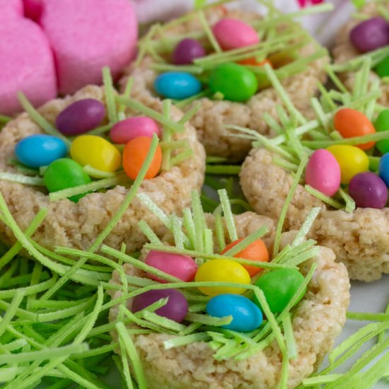 Rice Krispie Easter Nests