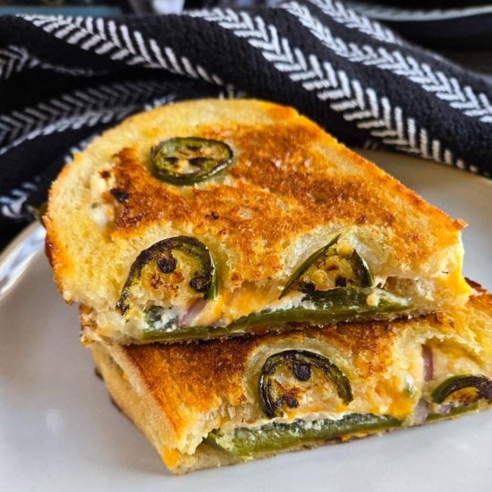 Jalapeno Popper Grilled Cheese