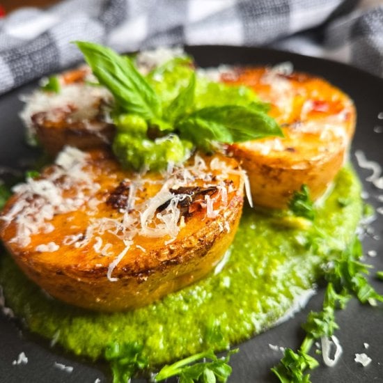 Pepperoncini & Pesto Fondants