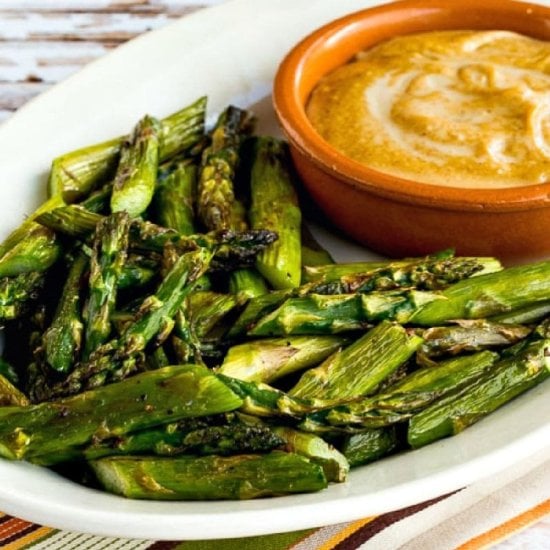 Asparagus with Dipping Sauce