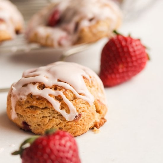 Strawberry Scones