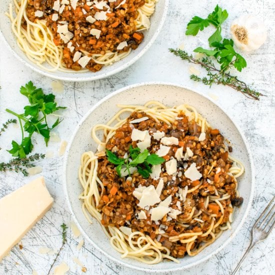 Lentil Bolognese