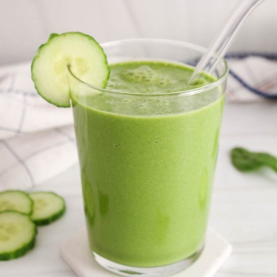 Cucumber spinach smoothie