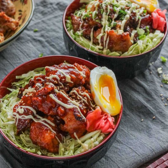 Karaage Don 2 Ways
