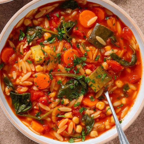 Vegetable Orzo Soup