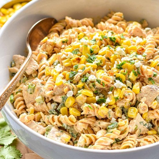 Mexican Street Corn Pasta Salad