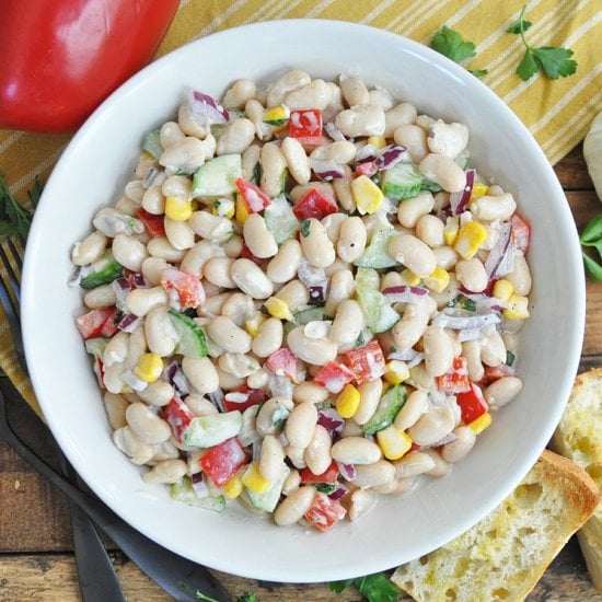 CREAMY White Bean Salad
