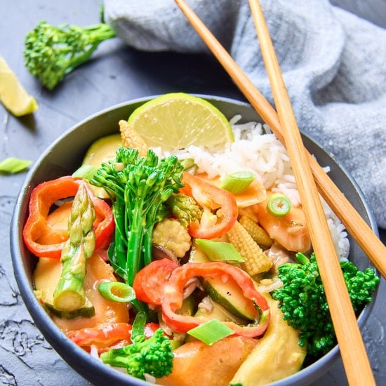 Creamy Thai Vegetable Stir Fry – GF