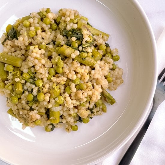 Green Couscous Risotto
