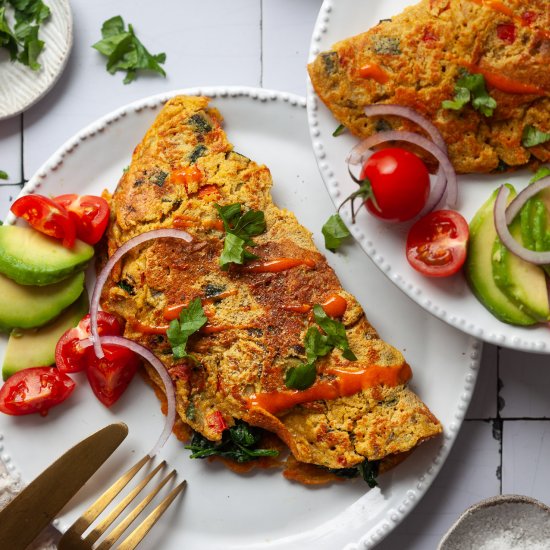 Vegan Chickpea Omelette