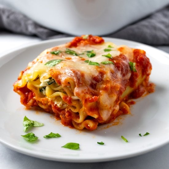 Spinach Lasagna Rolls