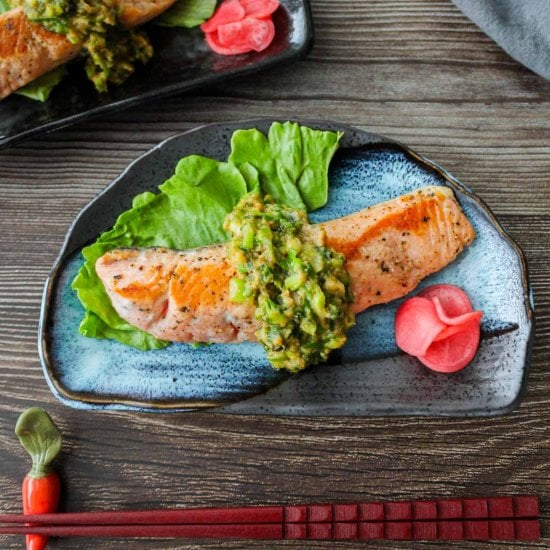 Salmon with Miso Butter