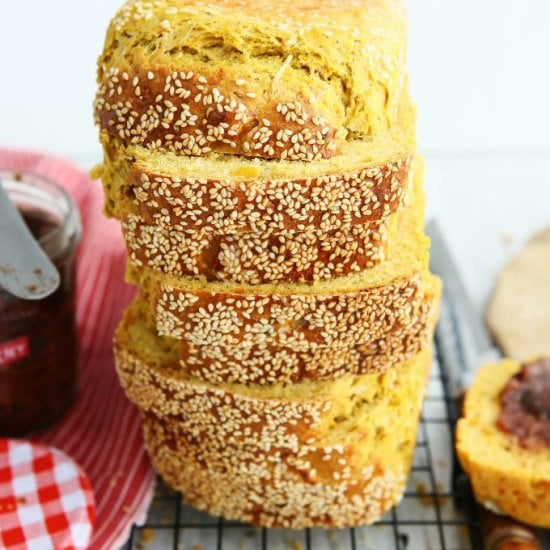 Pumpkin Cheddar Bread