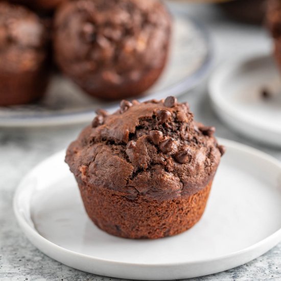 Chocolate Banana Muffins