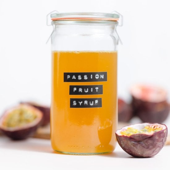 Passion Fruit Simple Syrup