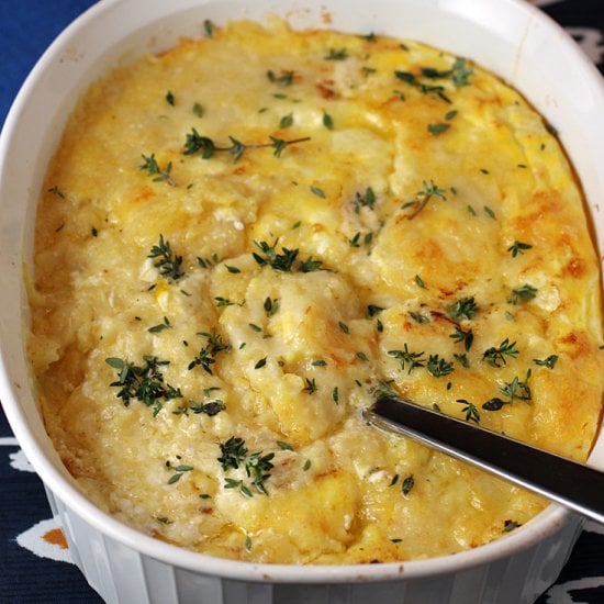 Cheesy Cornmeal with Beaten Eggs