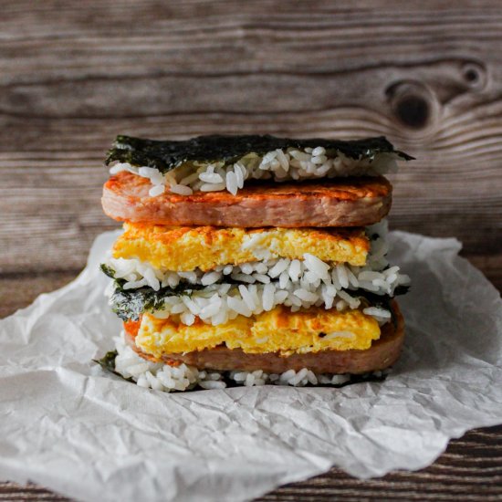 Spam Musubi with Egg