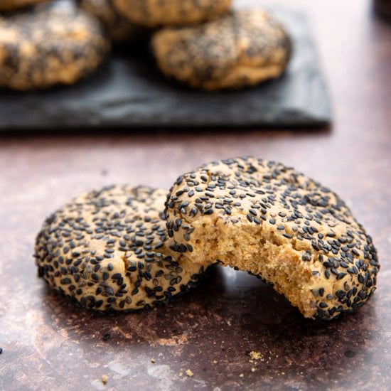 Spicy Sesame Breakfast Cookies