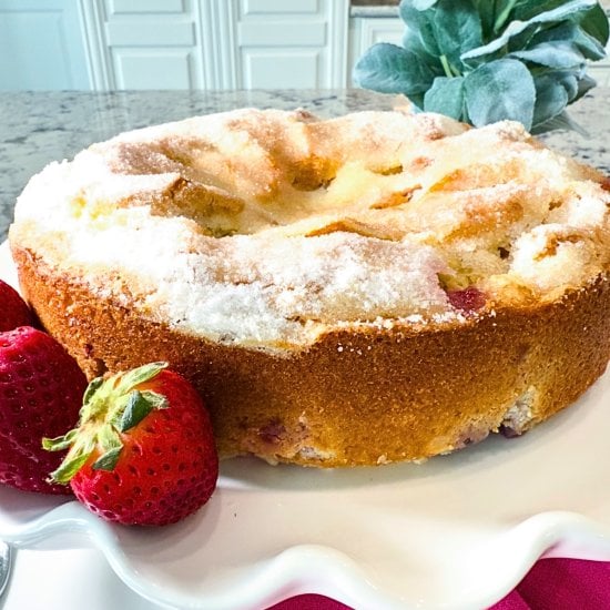 Strawberry French Butter Cake
