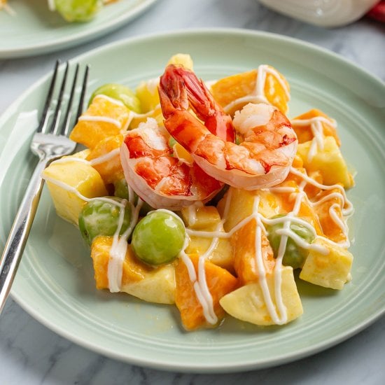Hong Kong Fruit Salad with Shrimp