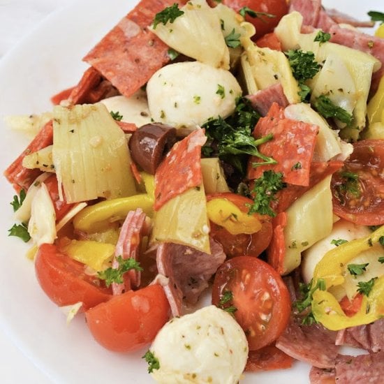 Keto No Pasta Pasta Salad