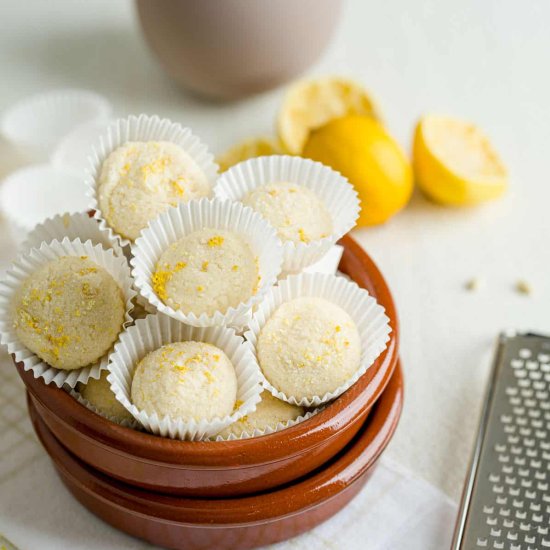 No-Bake Lemon Truffles