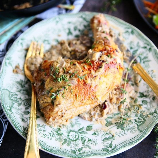 Keto Chicken Fricassée