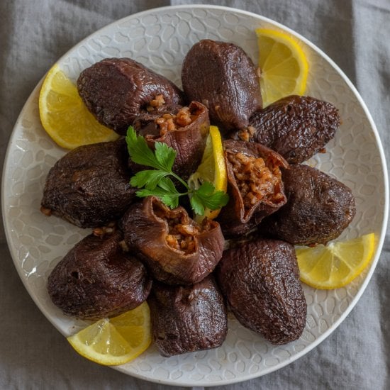 Stuffed Dried Eggplants