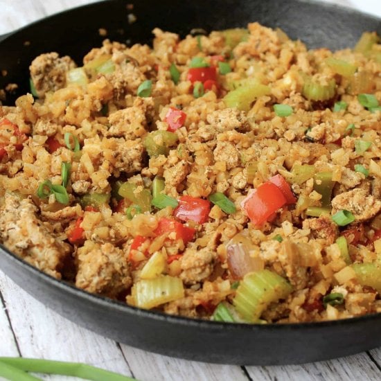 Keto Dirty Cauliflower Rice