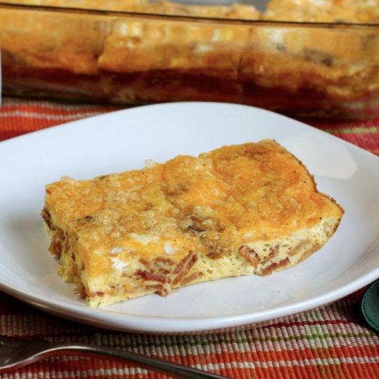 Keto Bacon and Egg Casserole