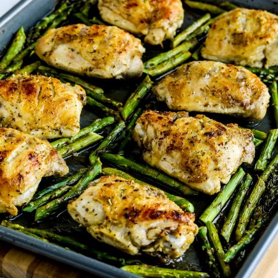 Sheet Pan Chicken and Asparagus