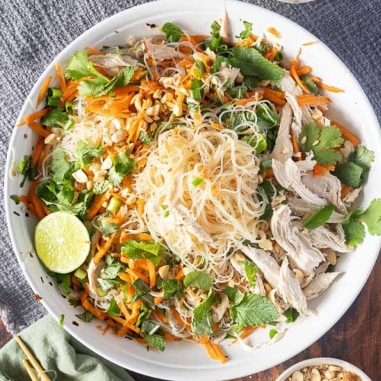 Cold Noodle Salad with Chicken