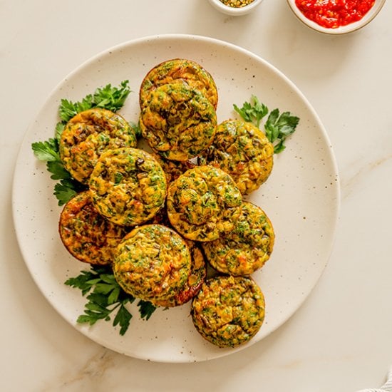 Mushroom & Bell Pepper Egg Muffins