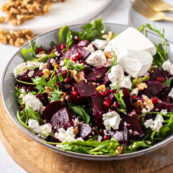 Roasted Beetroot Feta Salad