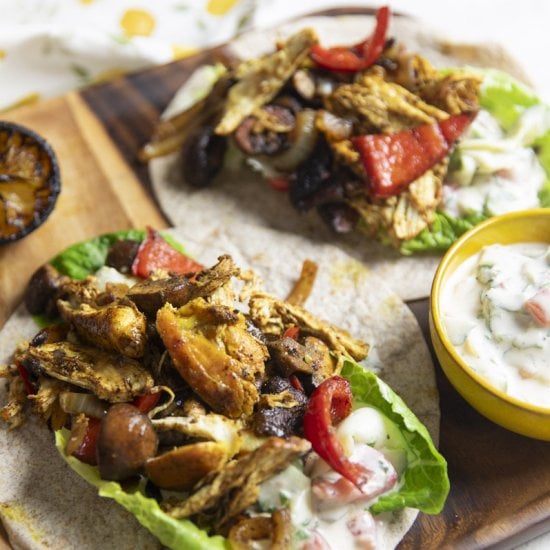 Lemon Chicken Gyros
