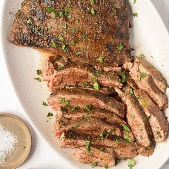Dry Rub Grilled Flank Steak