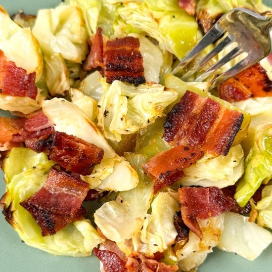 Baked Cabbage with Bacon