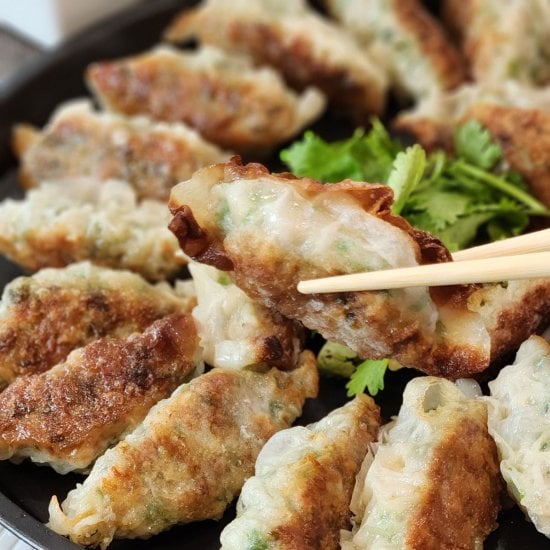 Crispy Chicken Shrimp Potstickers
