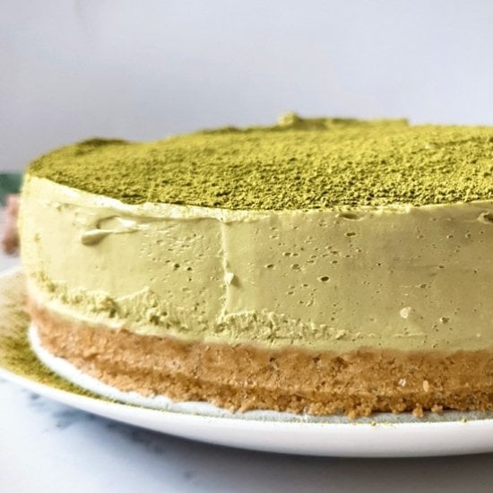 No Bake Matcha Cheesecake Recipe!