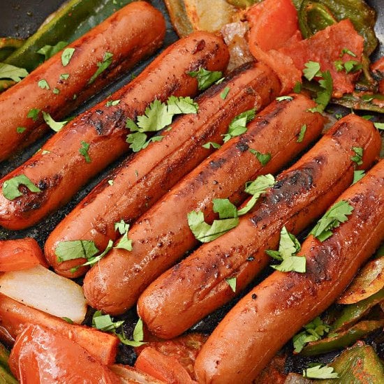 Keto TikTok Mexican Hot Dog Skillet