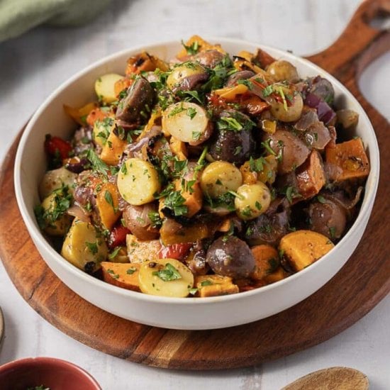 Rainbow Potato Salad