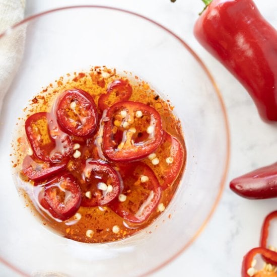 BEST homemade Hot Honey