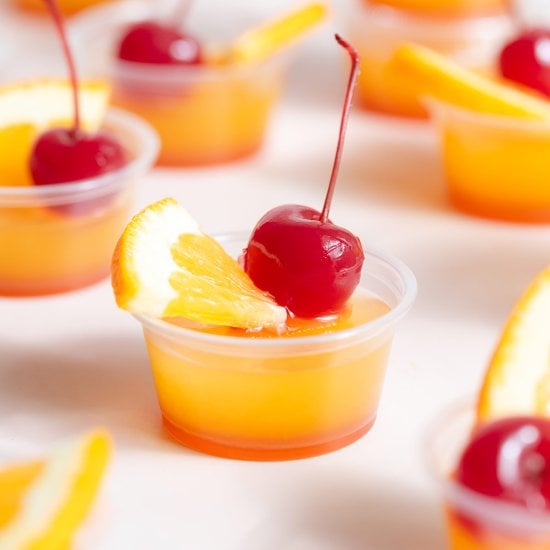 Tequila Sunrise Jello Shots