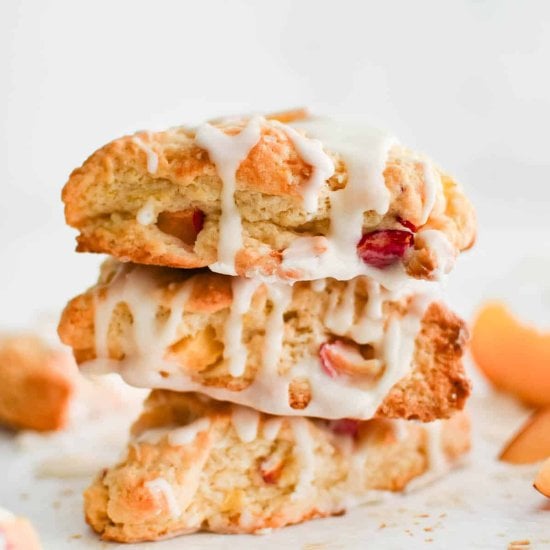 Peach Scones