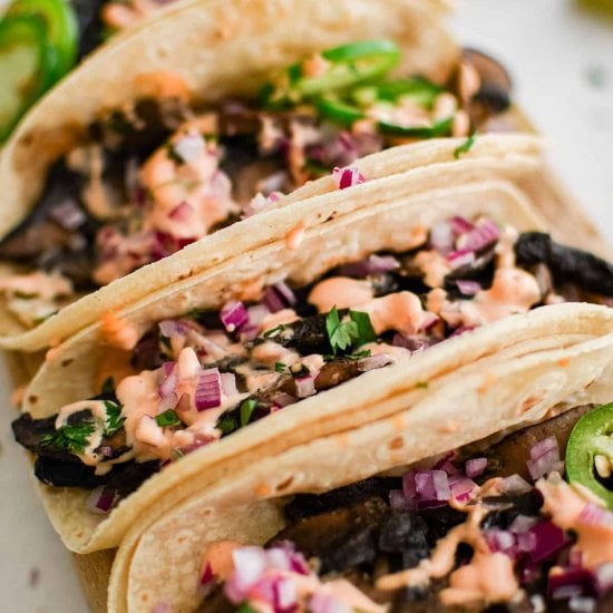 Mushroom Tacos