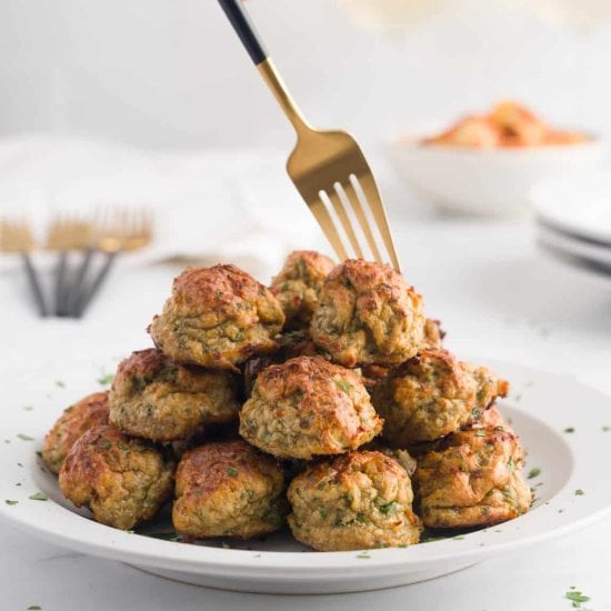 Italian Turkey Meatballs in 30 Minutes