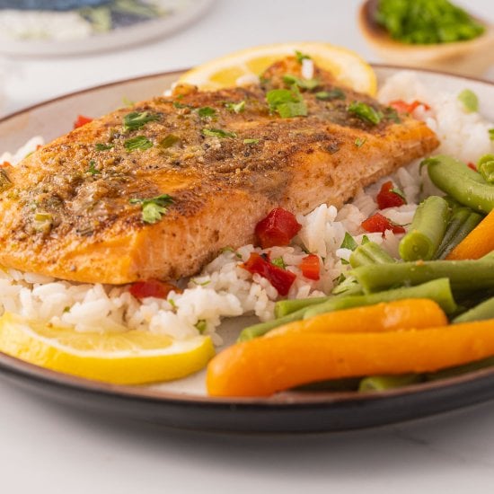 Baked Blackened Salmon