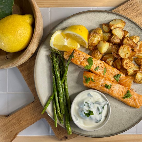 Air Fryer Salmon Fillets