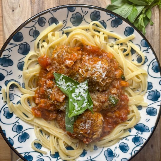 Air Fryer Pork Meatballs